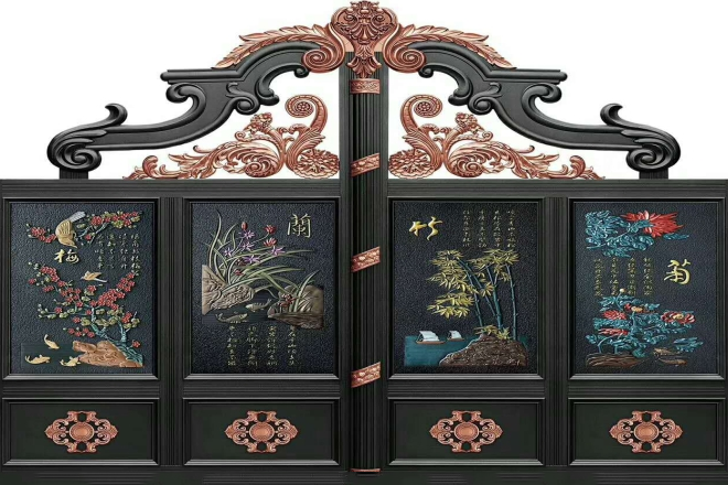 铝艺大门HT-005